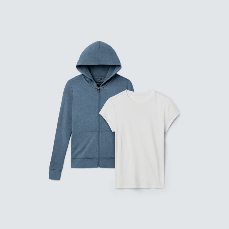 Women's Hoodie + T-Shirt Bundle