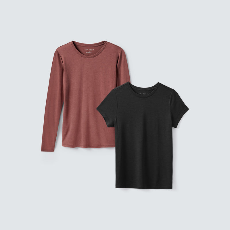 Women's Long Sleeve + T-Shirt Bundle