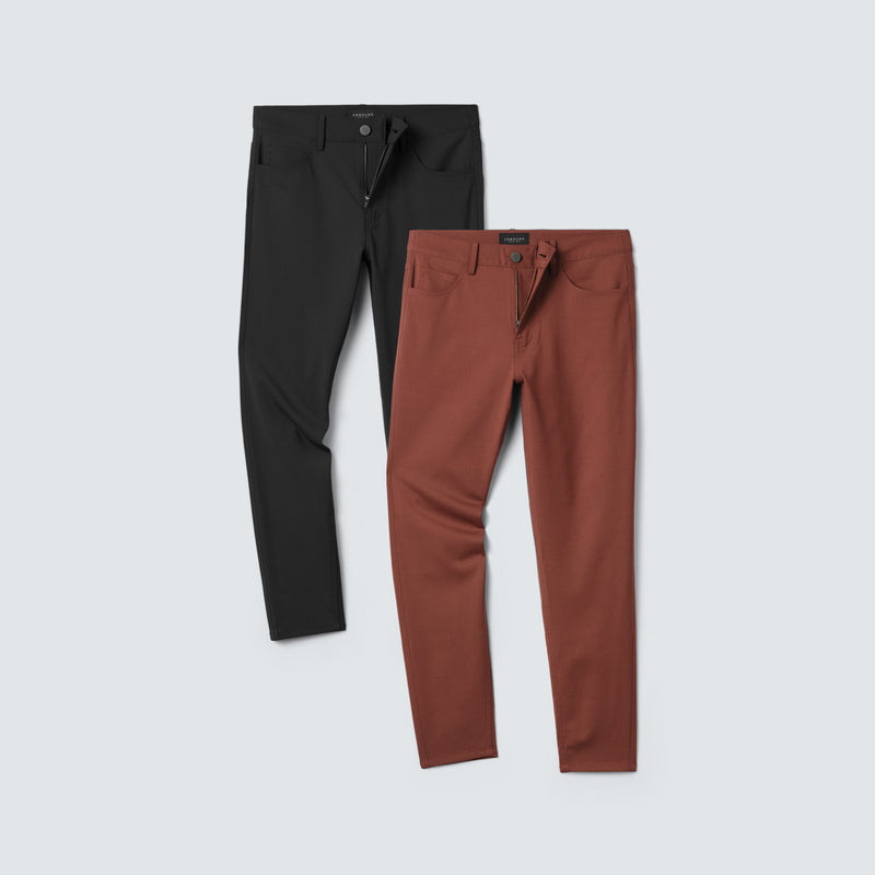 Women's 2 Pack // Slim Merino Travel Pants